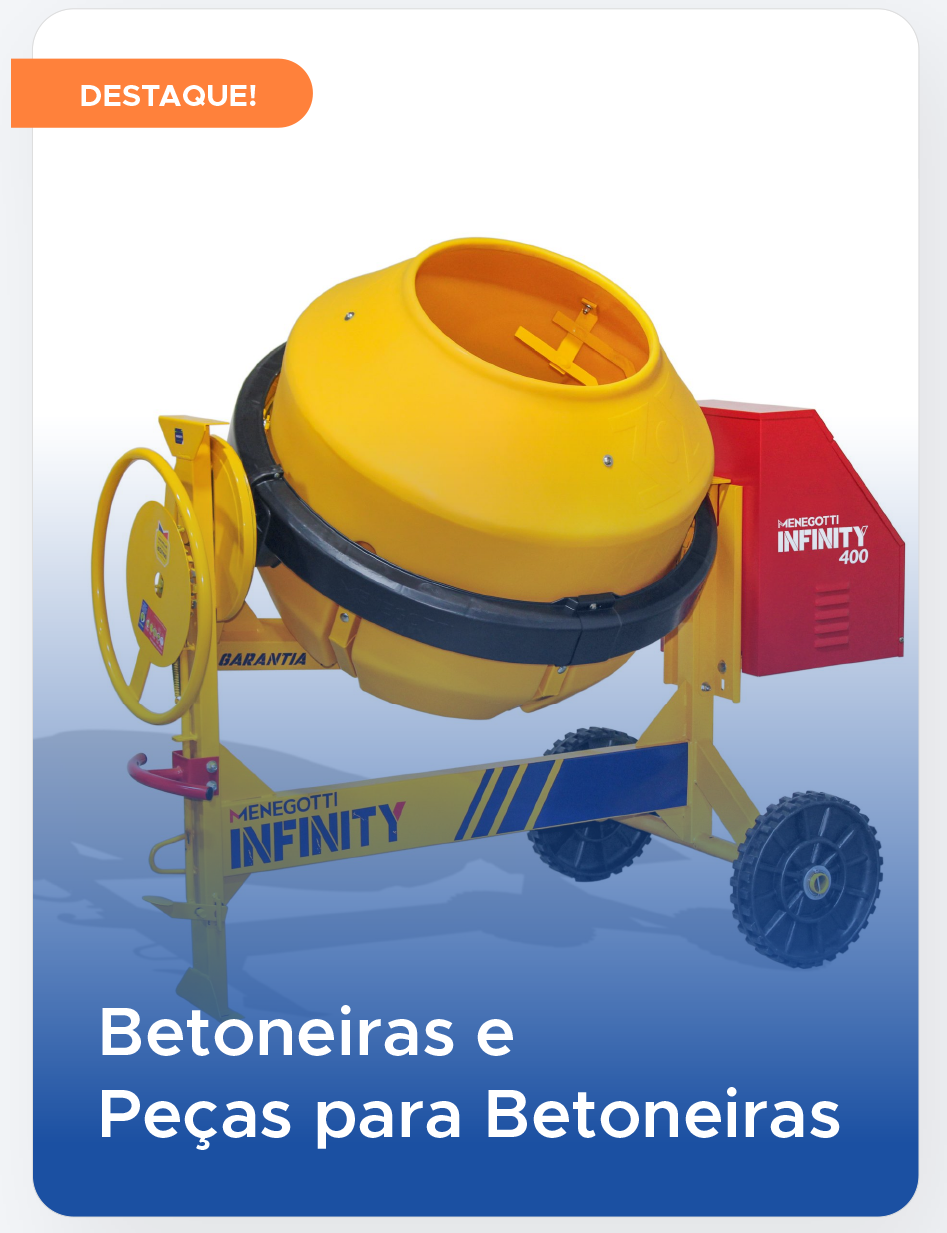 Betoneiras e Peças para Betoneiras